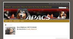 Desktop Screenshot of collieandsheltie-rescue.sheepdog.eu